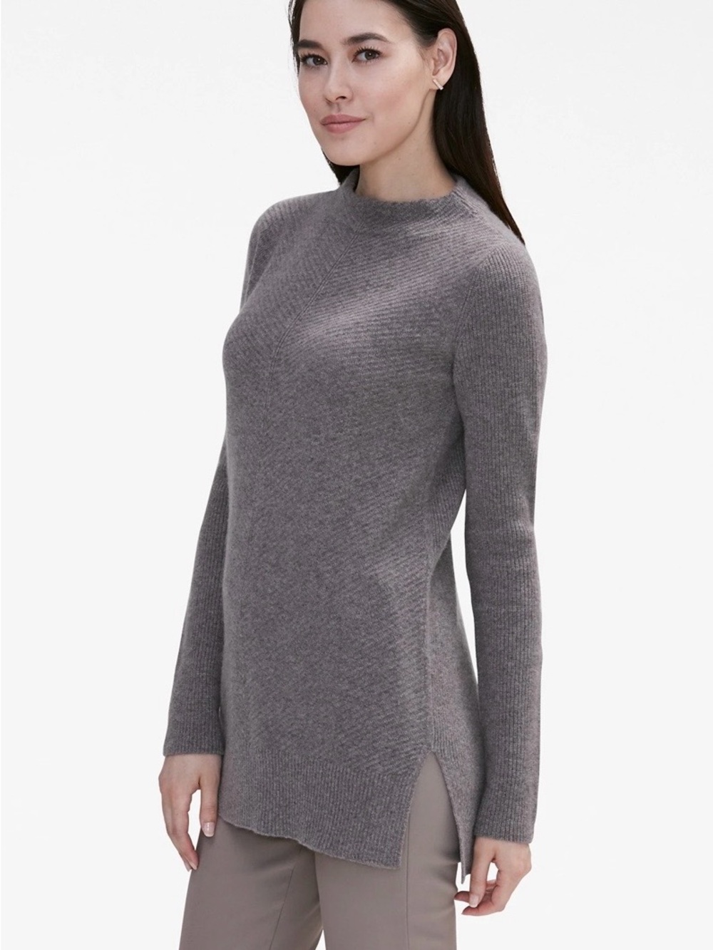 M.M. LaFleur The Anthony Tunic Cashmere Sweater Size Medium
